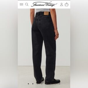 Women’s droit (straight) Long Jean Yopday charcoal